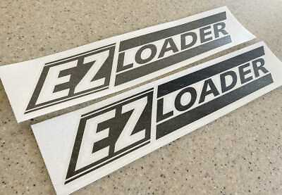 #ad EZ Loader Vintage Boat Trailer Decal Black 2 PAK FREE SHIP FREE Fish Decal $16.00