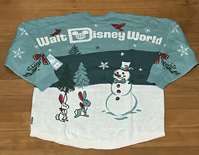 #ad 2022 Medium Mickey Disney World Spirit Jersey Sweater Christmas Holidays NWT $169.99