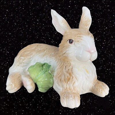 #ad Kaldun amp; Bogle Bunny Rabbit Retired Painted Porcelain Ceramic Figurine Marked $87.50