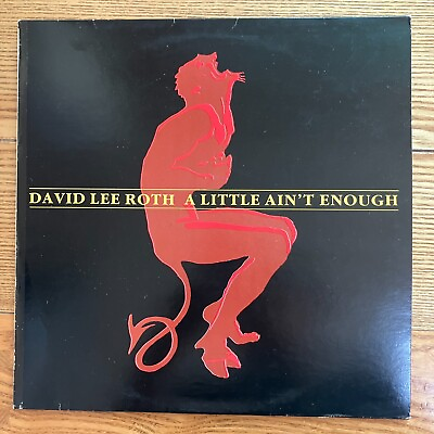 #ad David Lee Roth A Little Aint Enough 1991 Korea Orig LP Vinyl $39.95