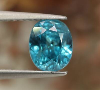 #ad Natural Blue Zircon 2.78 carat $115.00