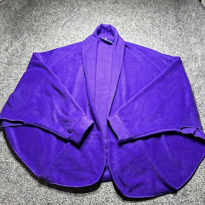 #ad 35 Below Performance Apparel Purple Cape With Sleeves $20.00