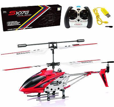 #ad Syma S107G RC Helicopter 3.5CH Mini Metal Remote Control Helicopter Kid Gift Red $22.98