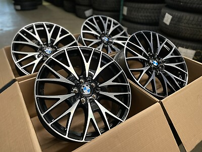 #ad 20” BMW RIMS 435iX 440iX 2014 2020 Wheels 4 Series Original 404 Style Black Set $1400.00