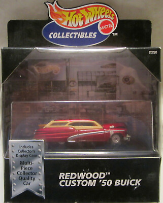 #ad Hot Wheels Limited Edition Redwood Custom #x27;50 Buick in Display Case $15.99
