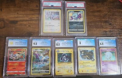 #ad PSA and CGC Graded Pokemon Cards Lot 7 Slabs Couple Of 10#x27;s $125.00