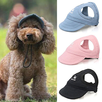 #ad Pet Supplies Dog Hats Universal Peaked Cap Dog Baseball Caps Sun Proof Outdoor * $4.37