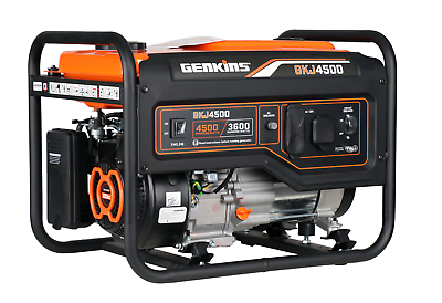 #ad Genkins 4500 Watt Portable Power Generator 4 Stroke 233 cc Engine Gas Powered $324.00