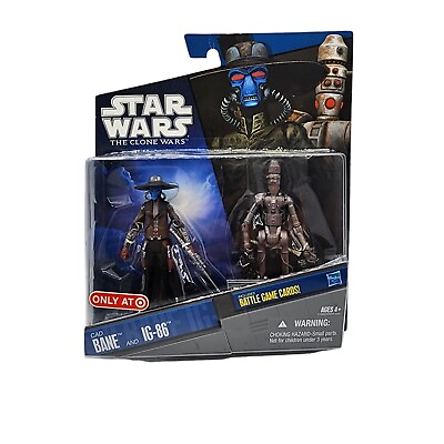 #ad Star Wars The Clone Wars Cad Bane IG 86 Target Exclusive 2 Pack NEW Rare $39.95