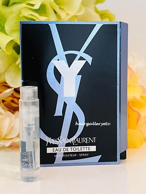 #ad #ad 1 YSL Yves Saint Laurent For Men EAU de Toilette Perfume Sample Vial Sampler $8.95