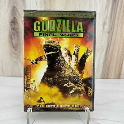 #ad Godzilla Final Wars DVD 2005 50th Anniversary New Sealed Action Monster Kaiju $34.95