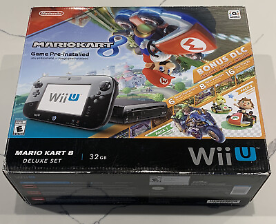 #ad Wii U 32GB Mario Kart 8 Deluxe Set Console Complete Box CIB TESTED FAST SHIPPED $279.00
