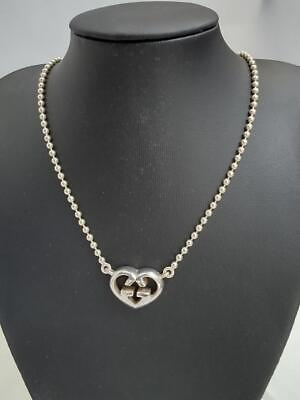 #ad Gucci 925 40Cm Interlocking Necklace $198.05