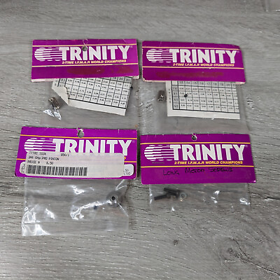 #ad Trinity Pro Pinion Lot of 3 13T 14T 34T Plus Motor Screws New in Packages $8.96
