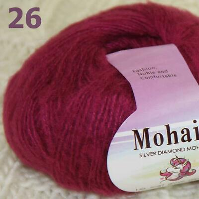 #ad AIPYARN Sale 1SkeinsX25g Soft Lace Crochet Acrylic Wool Mohair Hand Knit Yarn 26 C $9.99