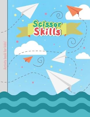 #ad Scissor Skills Activity Book for Kids: Cutting Lines Waves Shapes and Patterns $11.97