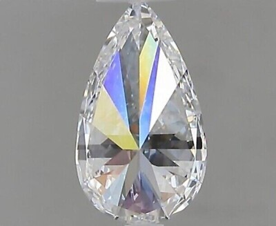 #ad 1 Carat 1 Piece D Color VVSI Pear Cut CVD HPHT Lab Grown Diamond For Ring UP15 $150.00