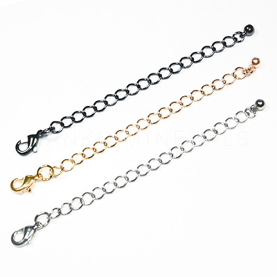 #ad #ad 3quot; Necklace Extension Chain Extender Clip On Choker Clasp Ball $6.98