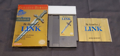 #ad Zelda II The Adventure Of Link Grey NES Nintendo Complete In Box Good Shape CIB $89.99