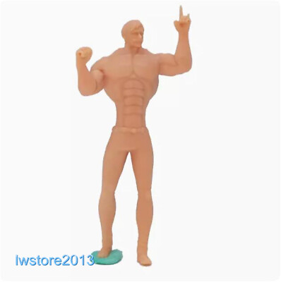 #ad 1 87 Strong Muscle Man Scene Props Miniatures Figures Model For Cars Vehicle Toy $14.71