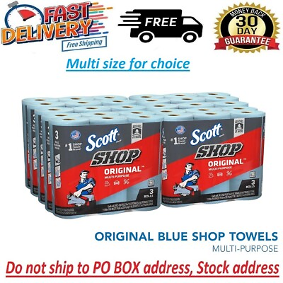 #ad Scott Shop Towels Original Blue Shop Towels Multi Purpose Automotive Maintenance $19.97