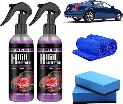 #ad High Protection 3 in 1 Spray 3 in 1 High Protection Quick Car Coating Spray 3 $19.79