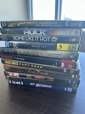 #ad Lot Of 11 DVDs Good Condition Tested And Working $10.00