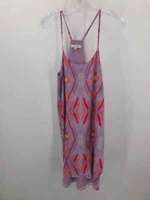 #ad Cuddy Purple Size XS Printed Short Sleeveless Dress $23.19