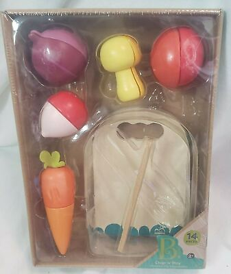 #ad B. toys Wooden Toy Vegetables Chop #x27;n#x27; Play **DEFECTIVE** $12.21