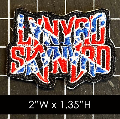 #ad Lynard Skynard Logo Embroidered Iron On Patch $4.50