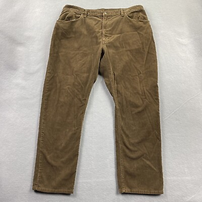 #ad Ralph Lauren Pants Mens 38x30 Brown Chino Corduroy Straight Polo Sport Casual $29.99
