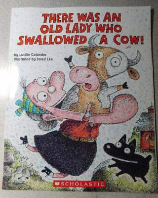 #ad There was an old lady who swallowed a cow Paperback GOOD $3.66