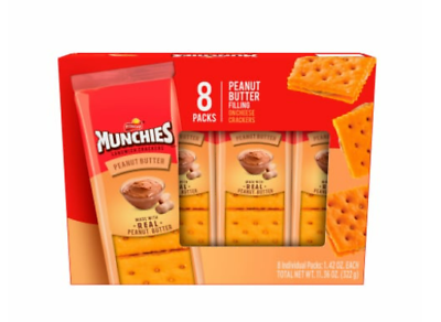 #ad Munchies Peanut Butter Cheese Crackers Sandwich Crackers $16.49
