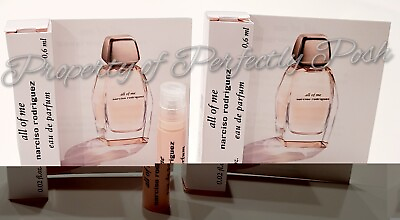 #ad Narciso Rodriguez ALL OF ME Eau De Parfum Women Perfume Sample Vial Spray x 2 $6.95