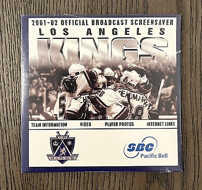 #ad Rare Los Angeles Kings Official Broadcast Screensaver CD SBC Pacific Bell 2001 $15.00