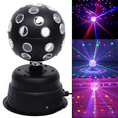 #ad Disco Ball Party LED Strobe 9 Lights Sound Activated Multi Colors Magic 110V $123.90