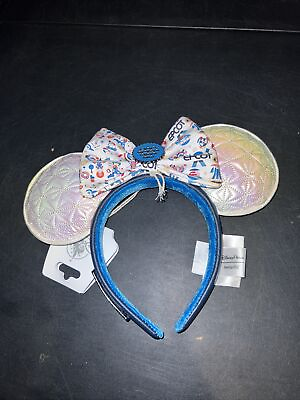 #ad Disney Parks Epcot Re Imagined Spaceship Figment Ear Headband Loungefly NEW $35.00