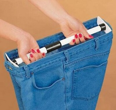 #ad Waist Pants Extender Adds up to 5quot; to waist bands jeans pants Skirt 26quot; to 56quot; $8.72