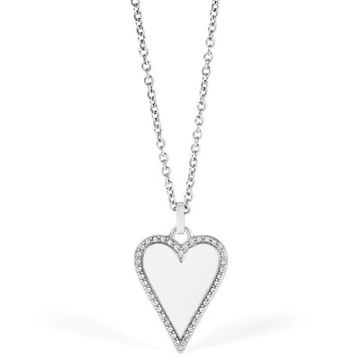 #ad Brighton dazzling love White heart necklace NWT $58 $24.29