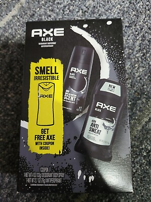 #ad Axe Black Deodorant amp; Body Spray Gift Set $14.95
