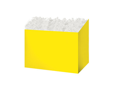 #ad #ad Solid LEMON YELLOW gift Basket Box Choose Small Medium or Large CLOSEOUT ITEM $3.55