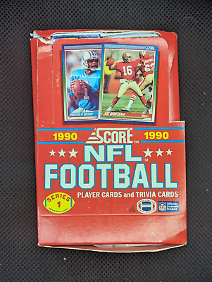 #ad 1990 SCORE NFL FOOTBALL SERIES 1 Nonsealed $14.99
