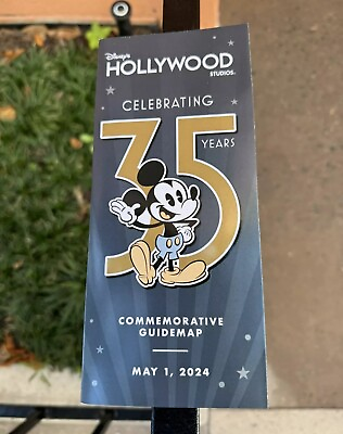 #ad Hollywood Studios 35th Anniversary Park Map $7.49