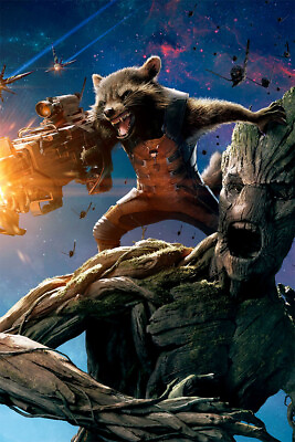 #ad Guardians of the Galaxy Rocket amp; Groot Special Room Decor Print POSTER 20x30 $23.99