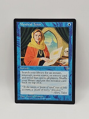 #ad Magic The Gathering: Mystical Tutor Mirage NM Never Played $10.00