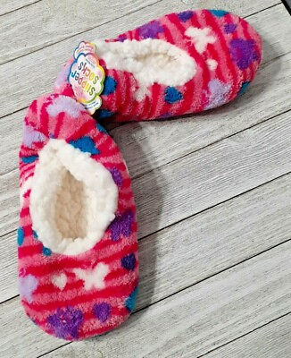 #ad #ad Butterfly girls no slip soft slippers size 8 13 $5.26