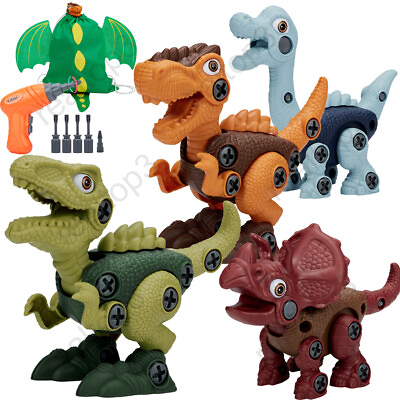 #ad DIY Dinosaur Toys Assembly Take Apart Dinosaur Toy for 3 4 5 6 7 Year Old Kids $19.62