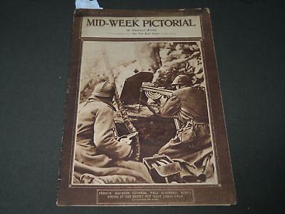 #ad 1918 MAY 30 MID WEEK PICTORIAL MAGAZINE SECTION FRENCH MACHINE GUNNERS J 3265 $45.00