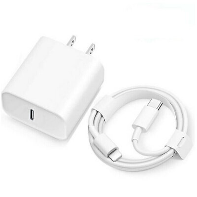 #ad 20W Fast Wall Charger USB C Power Adapter Cable Cord For iPhone 12 13 14 Pro Max $6.59