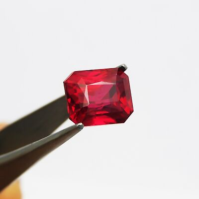 #ad Stunning Natural 6.00 Ct Red Ruby Emerald Cut Loose Gemstone CERTIFIED AAA $12.12